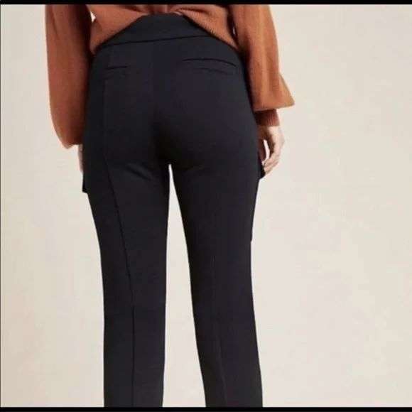 Anthropologie The Essential Slim Black Cargo Pants - Picture 10 of 10